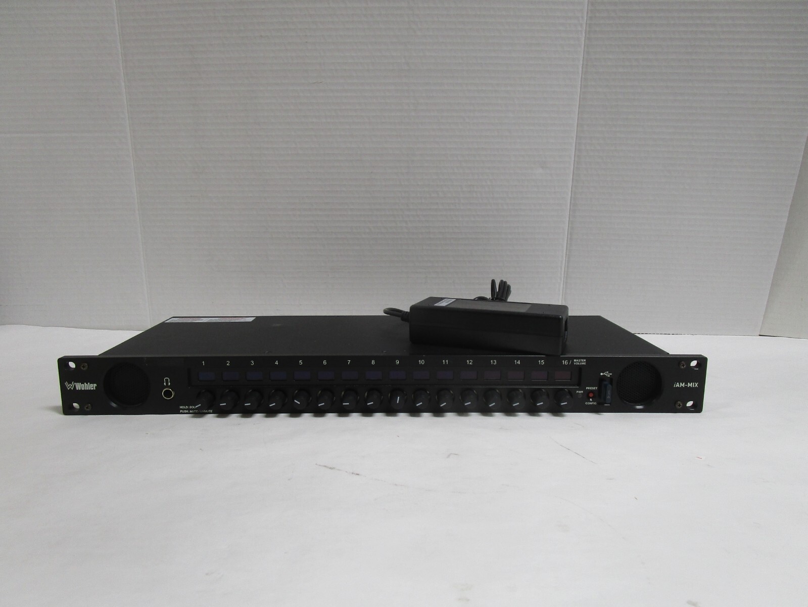 WOHLER  iAM-MIX-16 w/ POWER SUPPLY USED SEE PHOTOS SHIPS FREE!