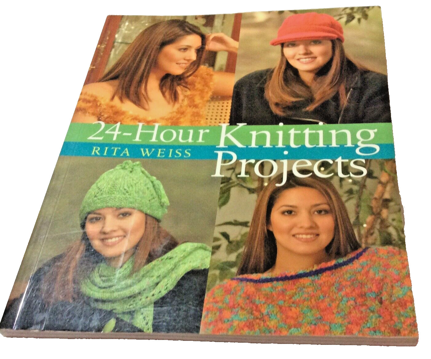 Liquidation Sale.   24 Hour Knitting Projects Soft Cover Project Book Rita Weiss