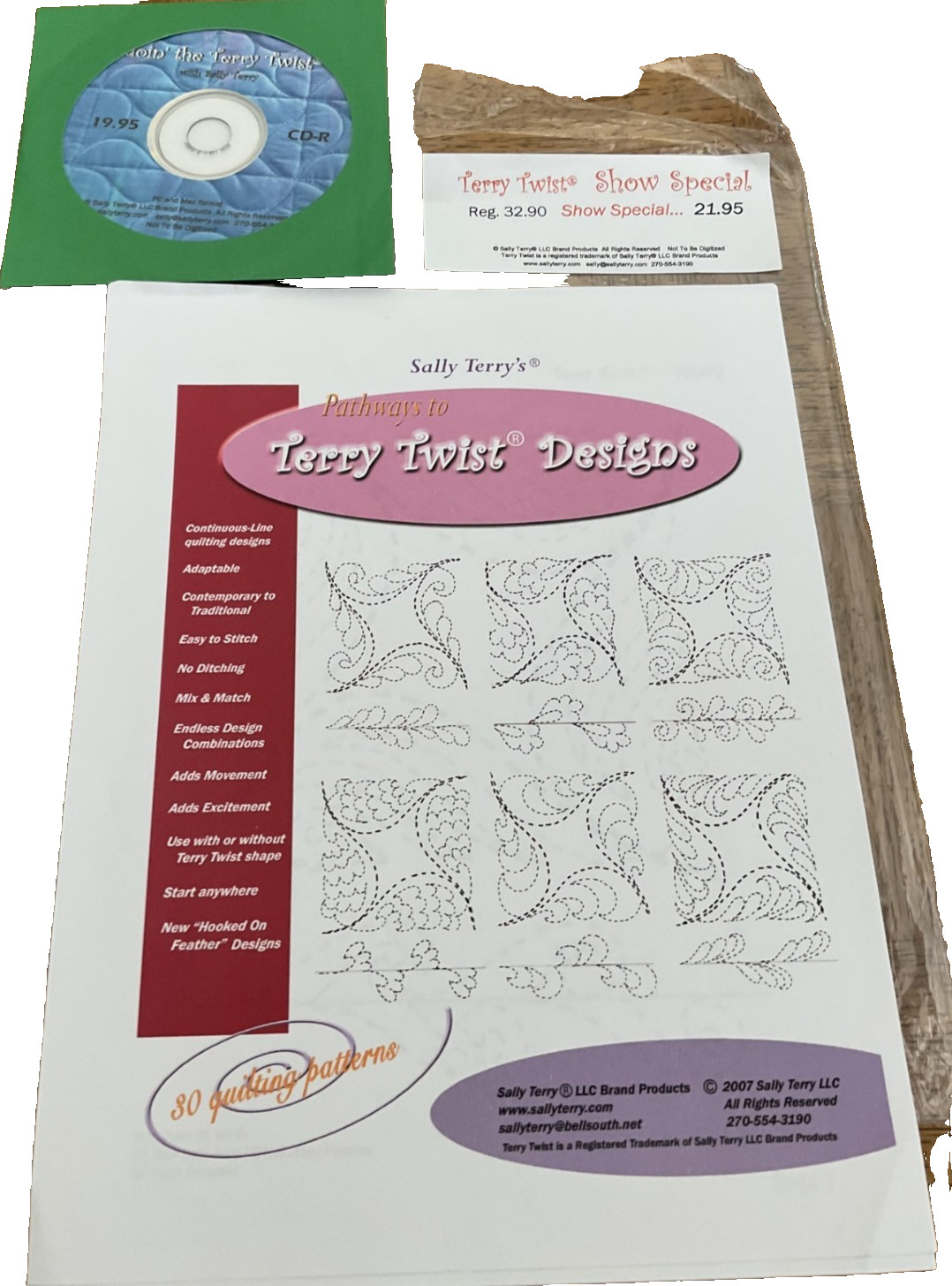 Sally Terry Pathways to Terry Twist Design with CD -R