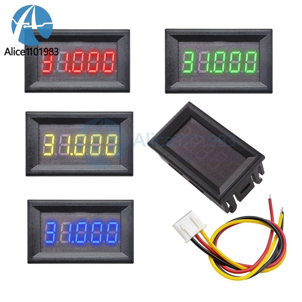 0.36" 5 Digits DC0-33.000V Digital LED display Voltmeter Voltage Meter Panel