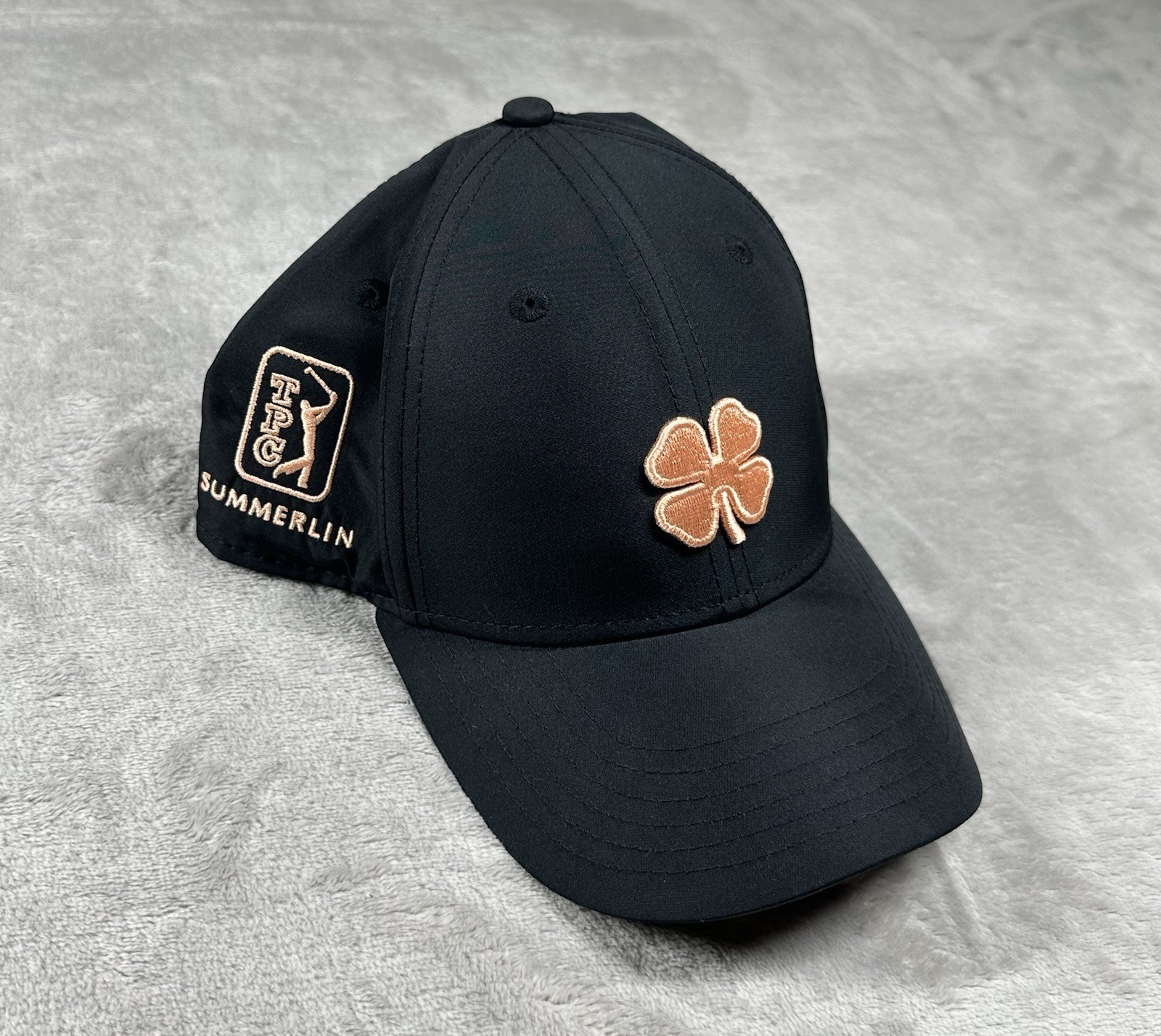 Black Clover Live Lucky TPC Summerlin Women’s Golf Hat Cap Black Adjustable