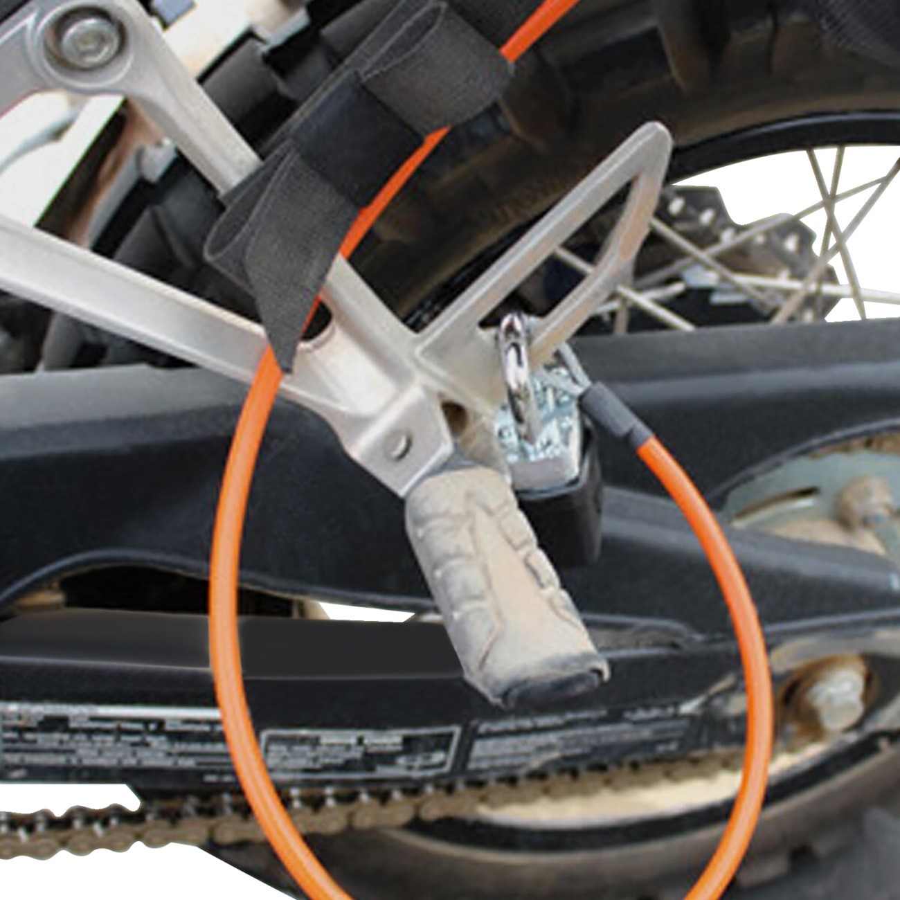 Giant Loop QuickLoop Security Cable 84 Inch Orange QL84