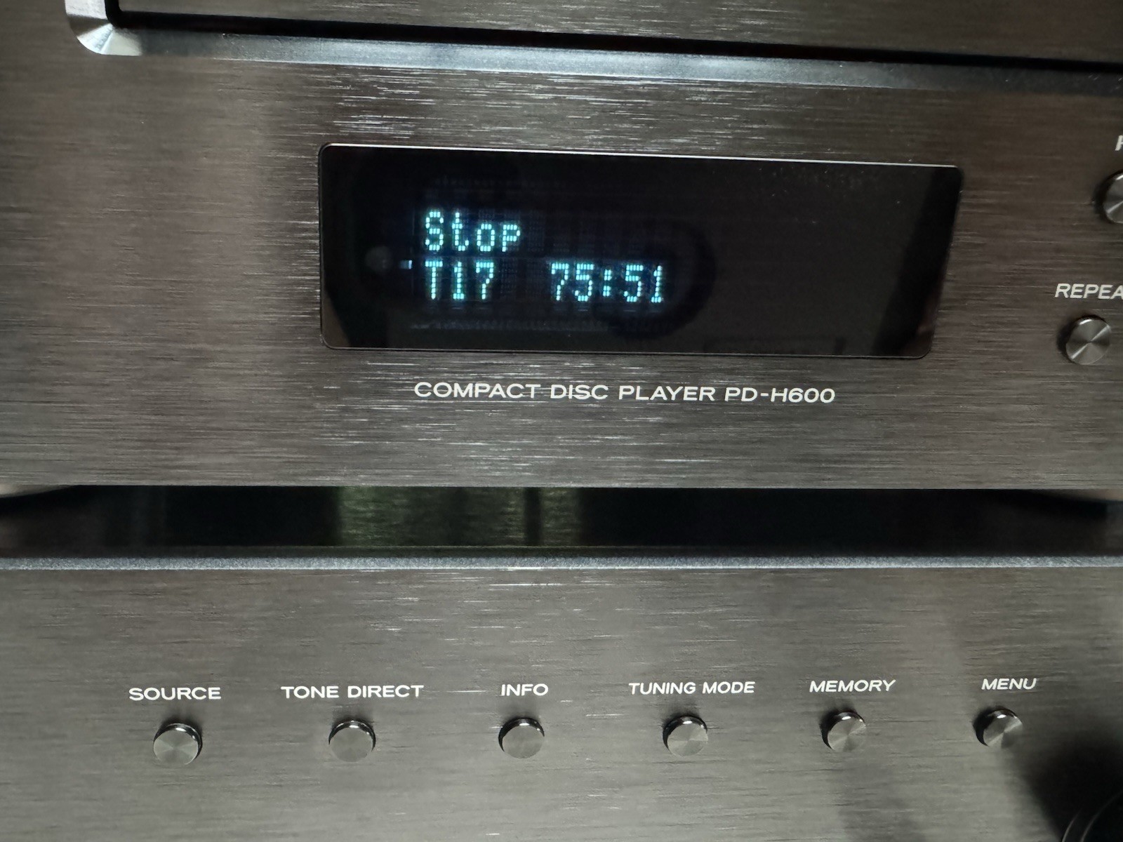 TEAC AG-H600NT / PD-H600 Receiver - CD Player combo