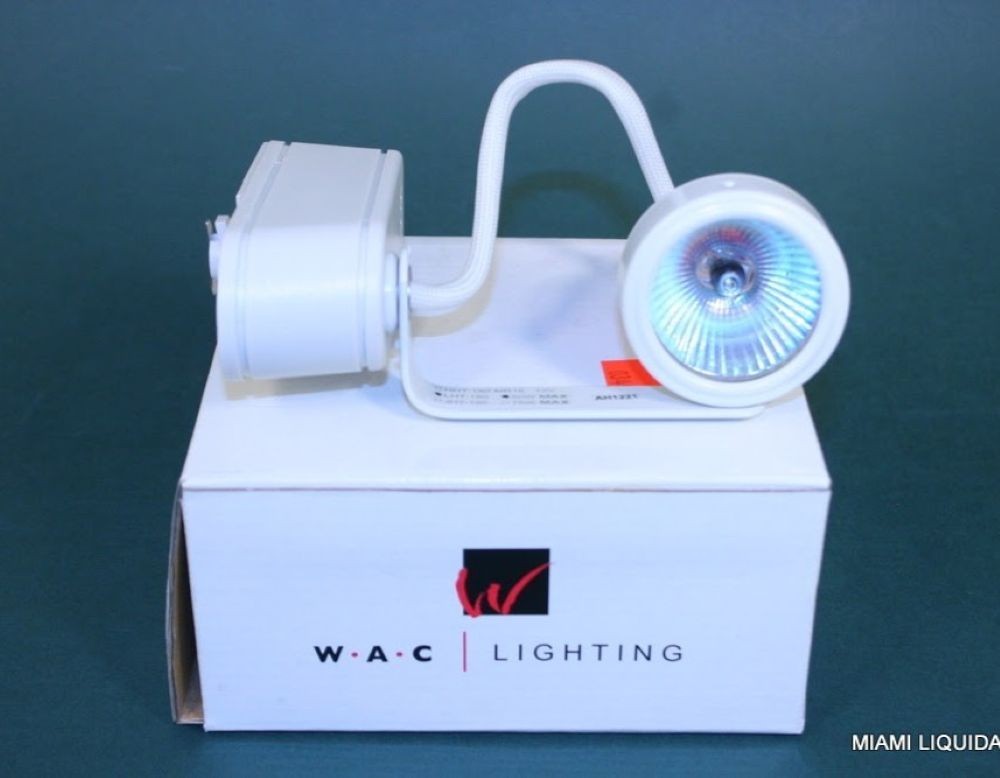 WAC Lighting LHT-180-WT Low Voltage Track Head 2 x5" White