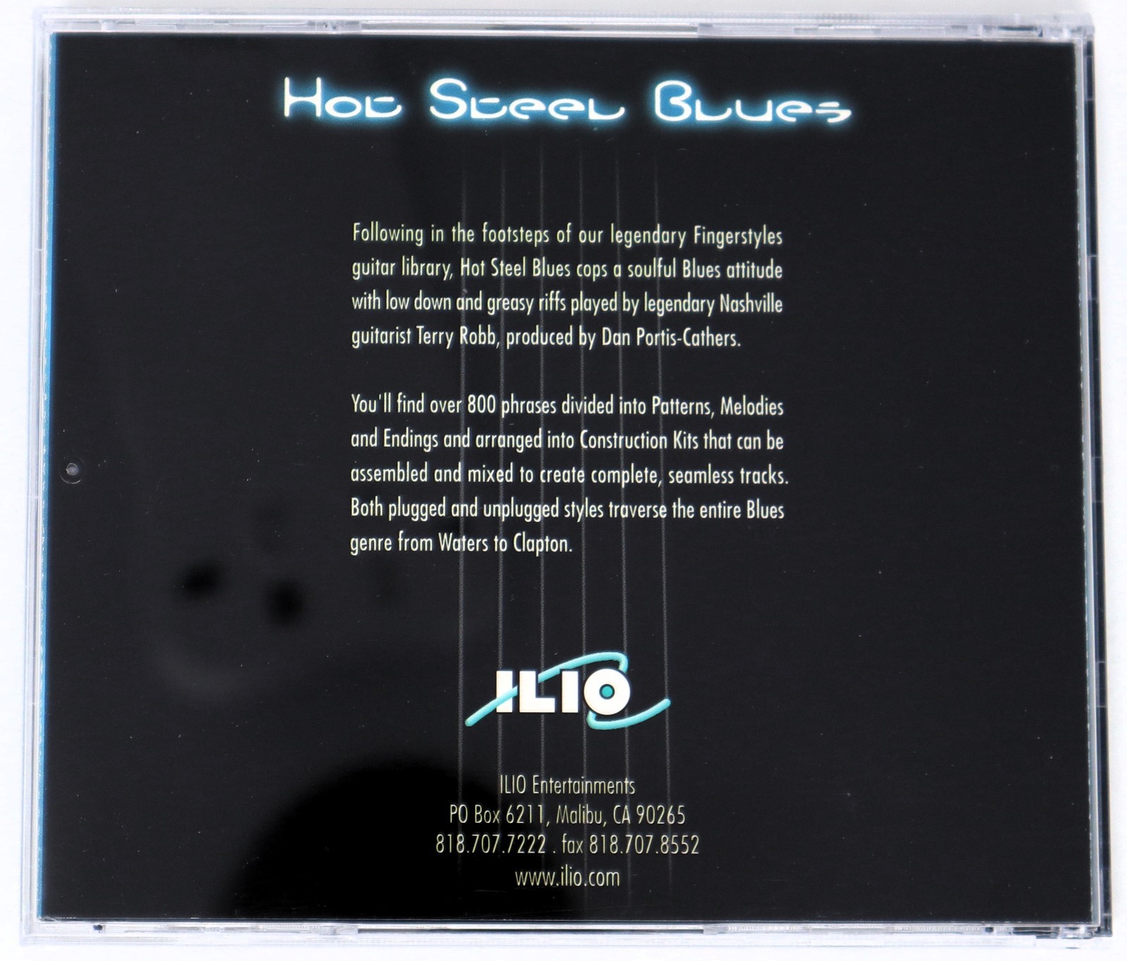 Ilio Hot Steel Blues Sample Library/Sound Library/Sampling CD