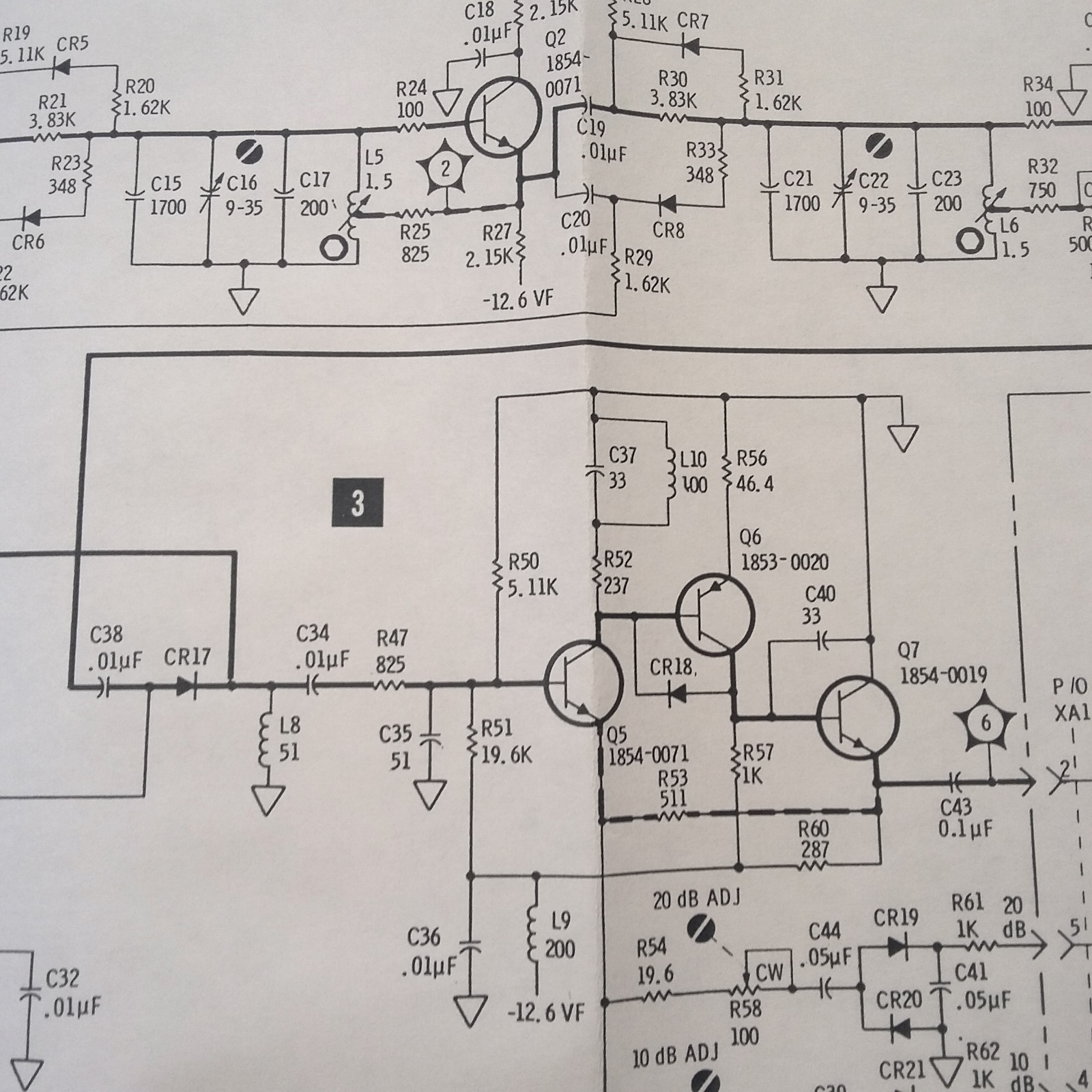 HP Hewlett Packard 8552B Spectrum Analyzer IF Operator & Service Manual