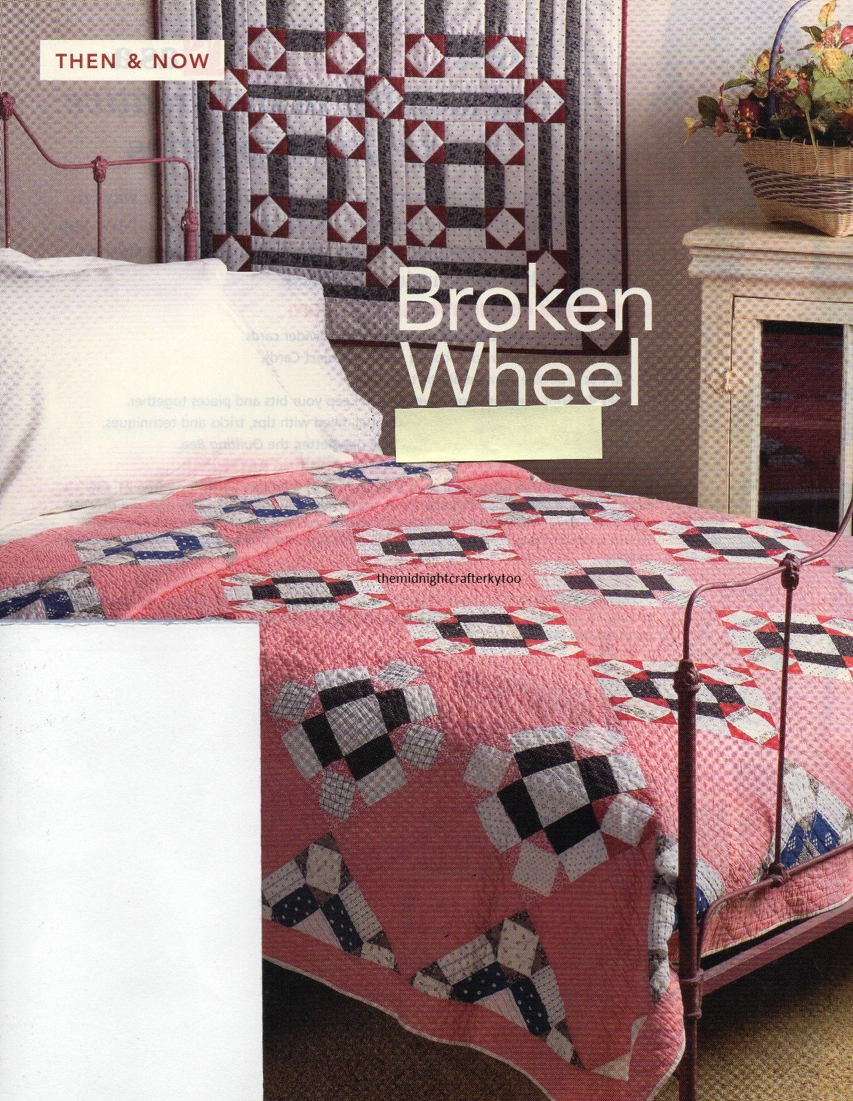 Broken Wheel Quilt Pattern Pieced SH