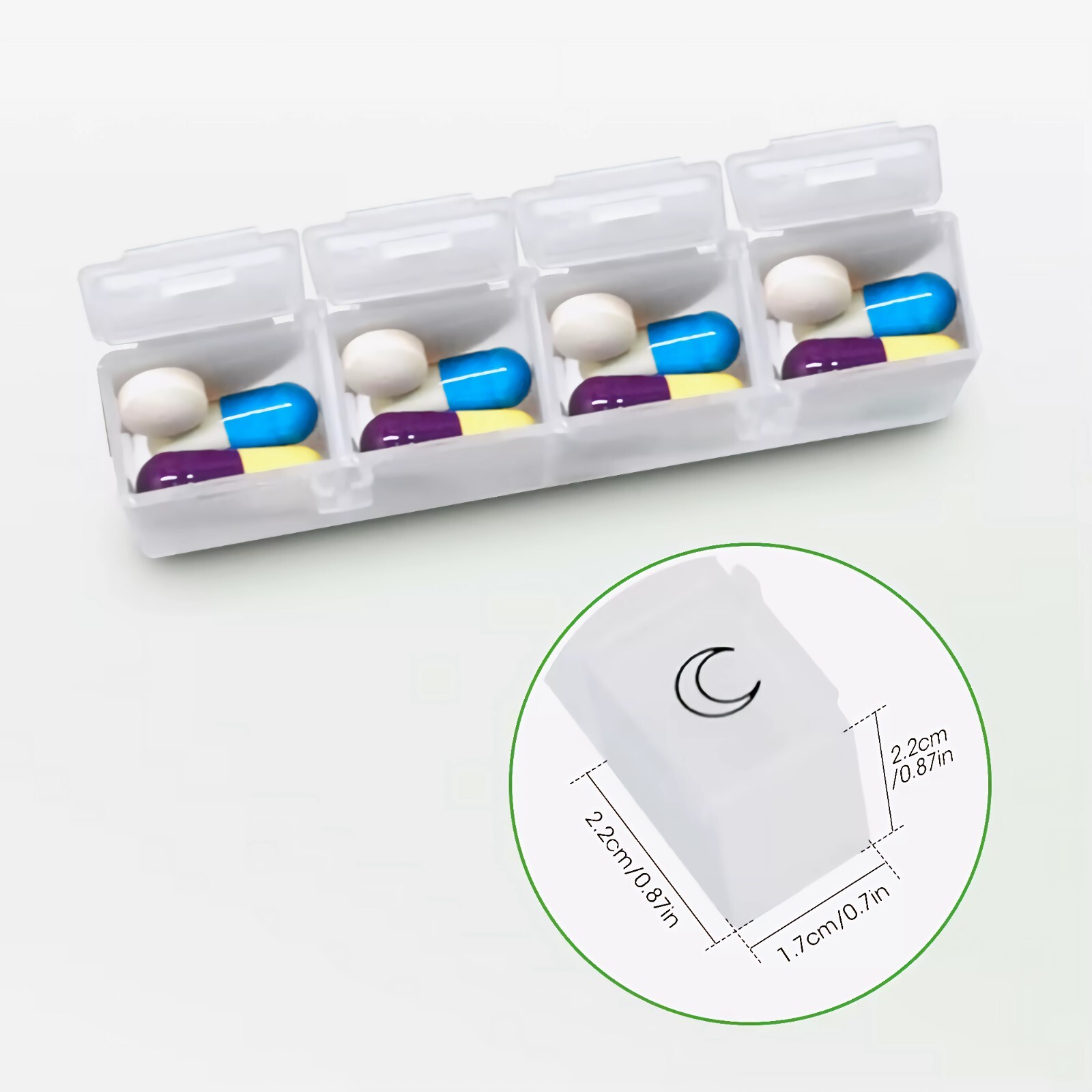 Smart Automatic Pill Dispenser – 7-Day Medication Organizer with Voice Reminder