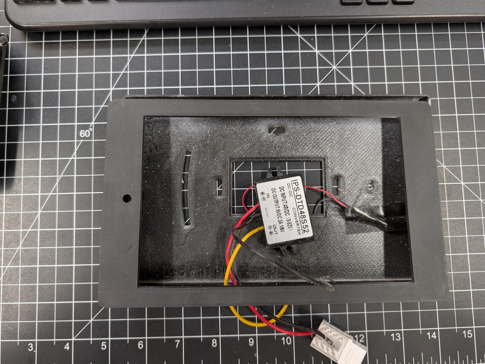 3D Printed Wall Mount for Amazon Fire HD8 7th/8th Gen w/ POE Adapter (Micro USB)