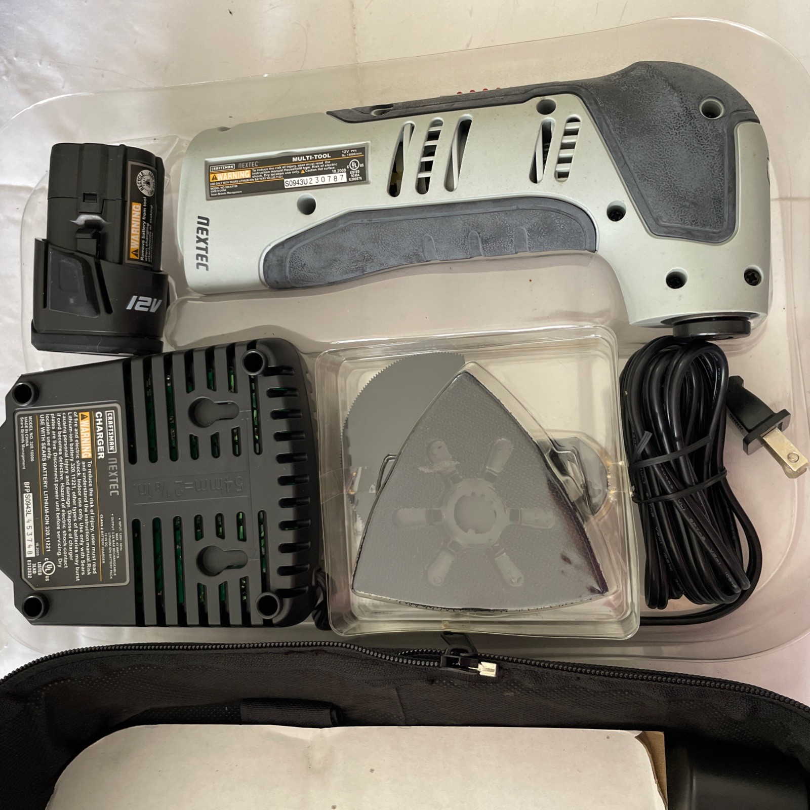 CRAFTSMAN NEXTEC Compact Multi-Tool 12V Kit w/ Extra Accessories