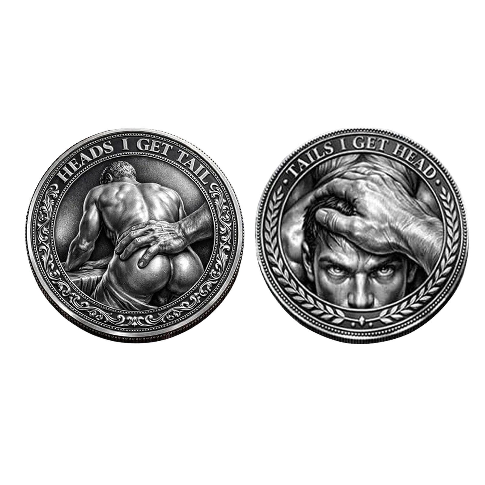 Heads I Get Tail/Tails I Get Head Humorous Prank Commemorative Coin