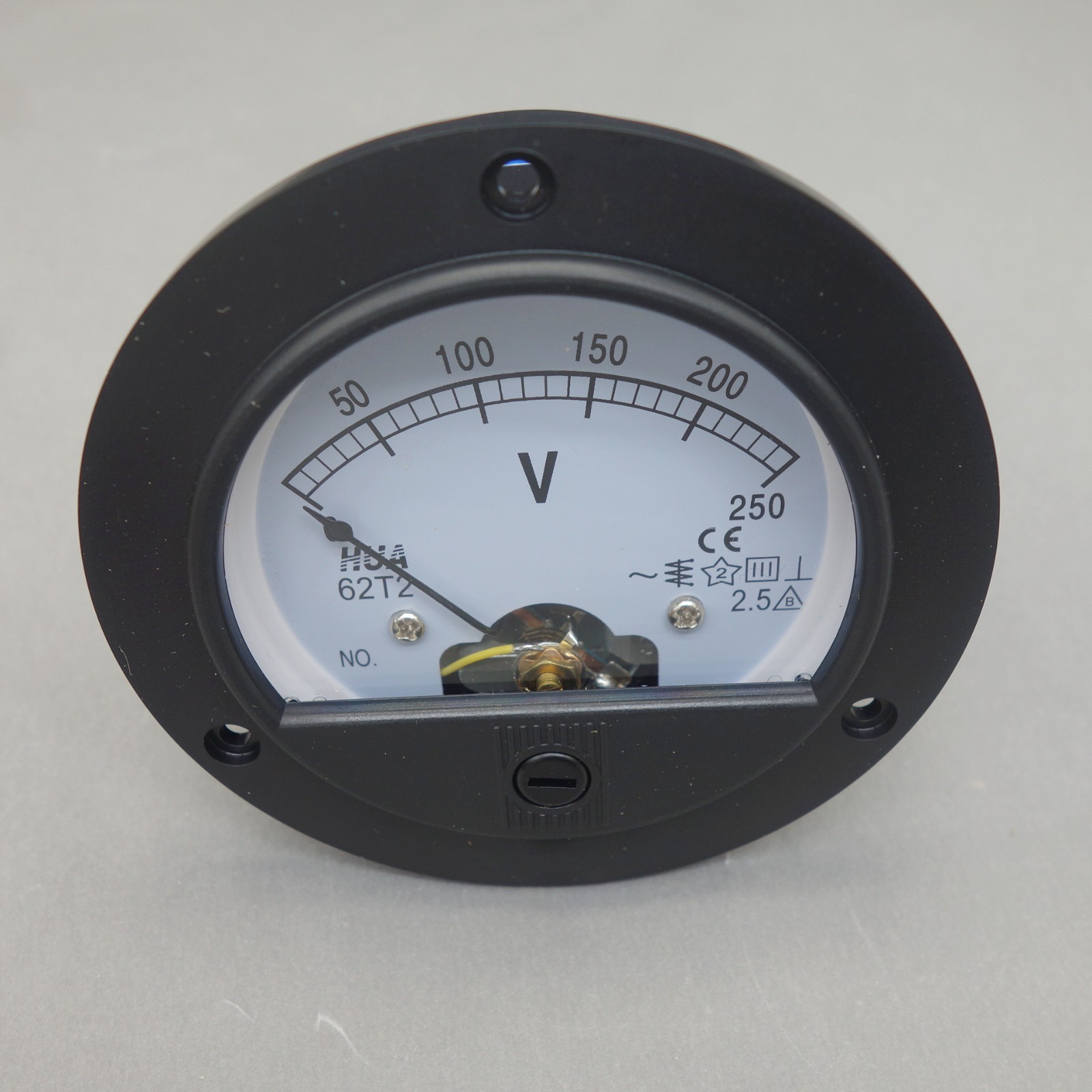1PC NEW AC 0-250V Round Analog Voltmeter Voltage Panel Meter Dia. 90mm  62T2