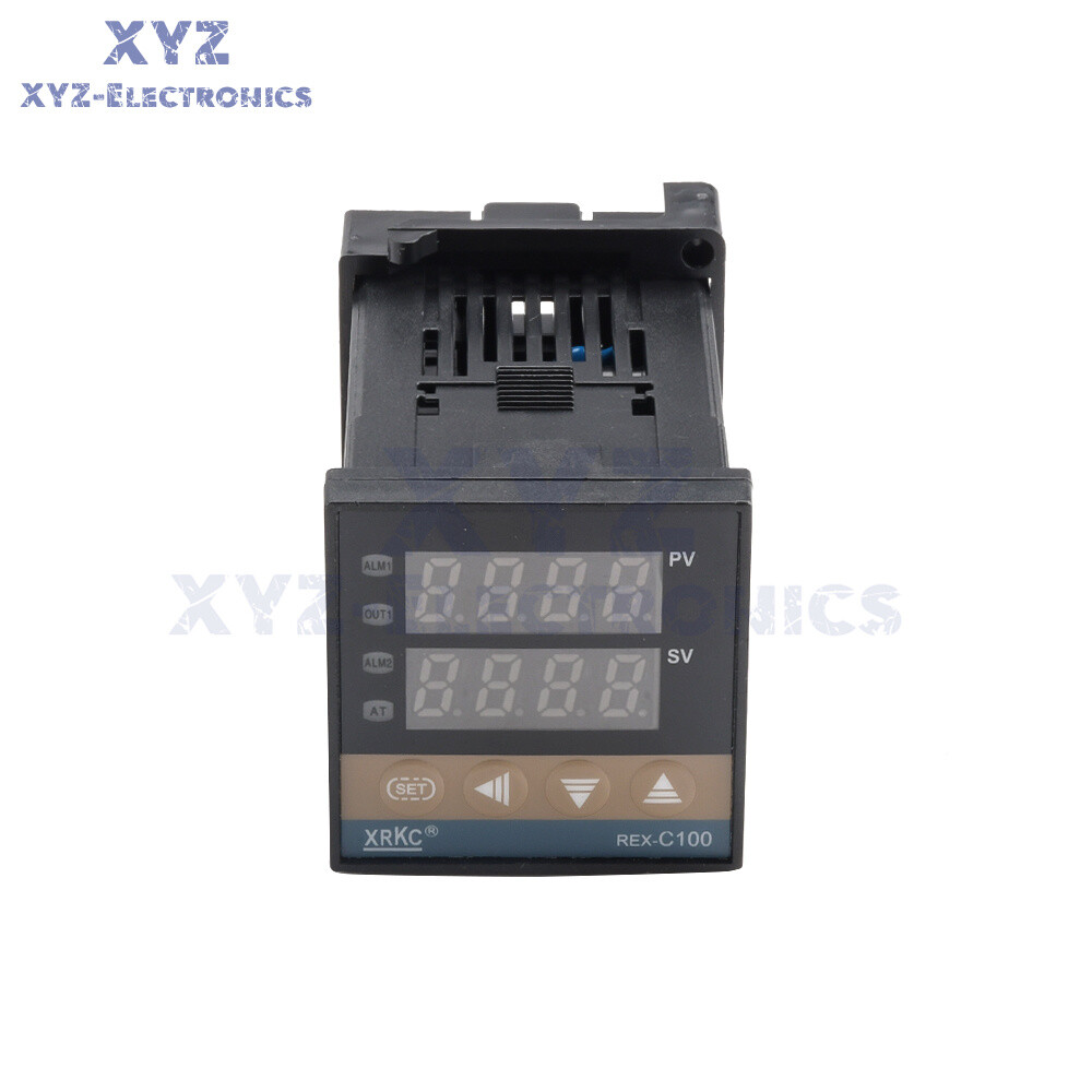 REX-C100 Relay Solid-state SSR Temperature Controller Thermostat K-Type Input