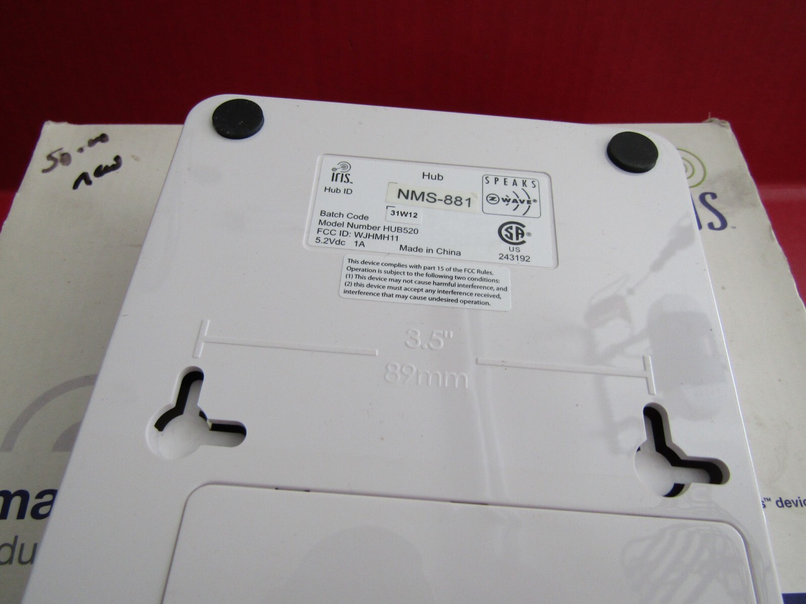 IRIS SMART HUB For Home Security System Automation HUB520 Unit Only