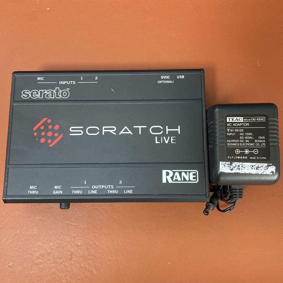Rane Serato Scratch Live SL1 Japanese Interface Hibino Musical Machine Acadaptor