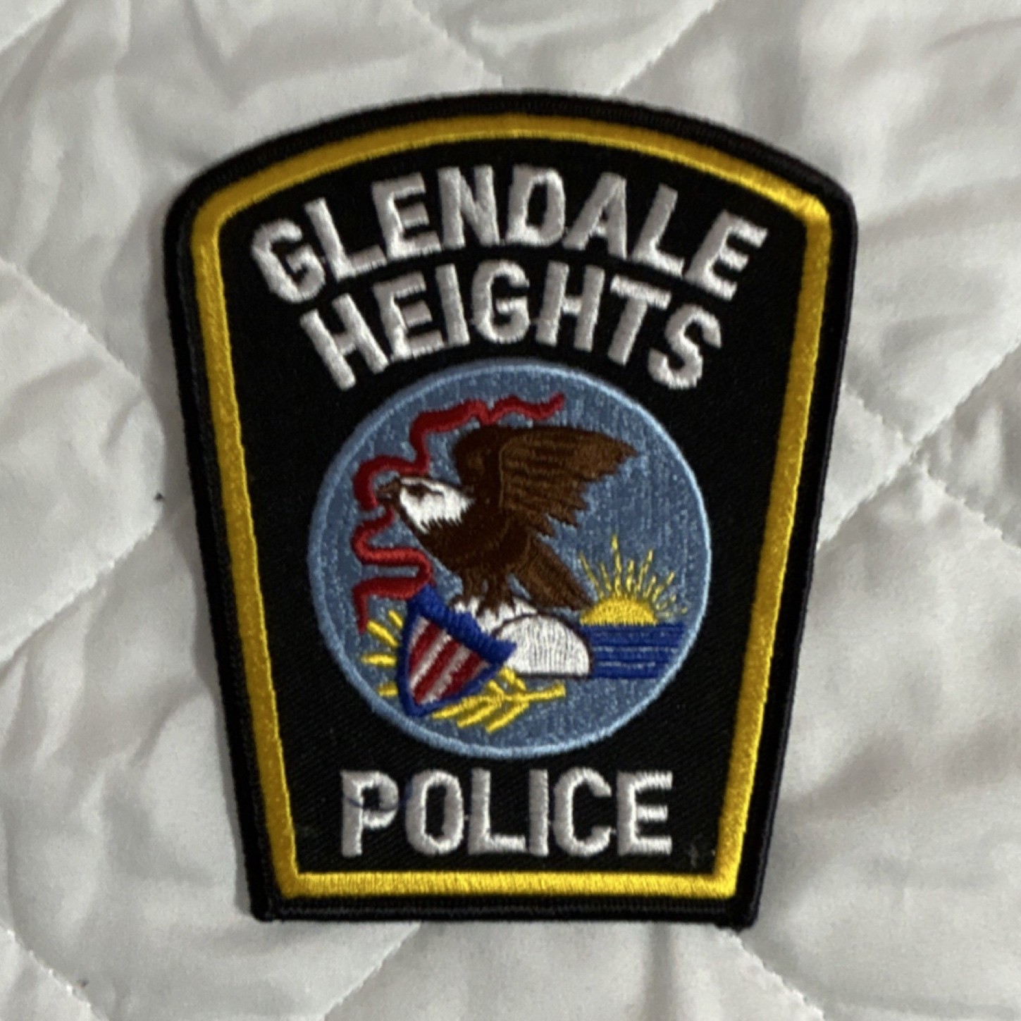 Glendale Heights Police Patch Illinois Collectible Single Patch Law Enforcement
