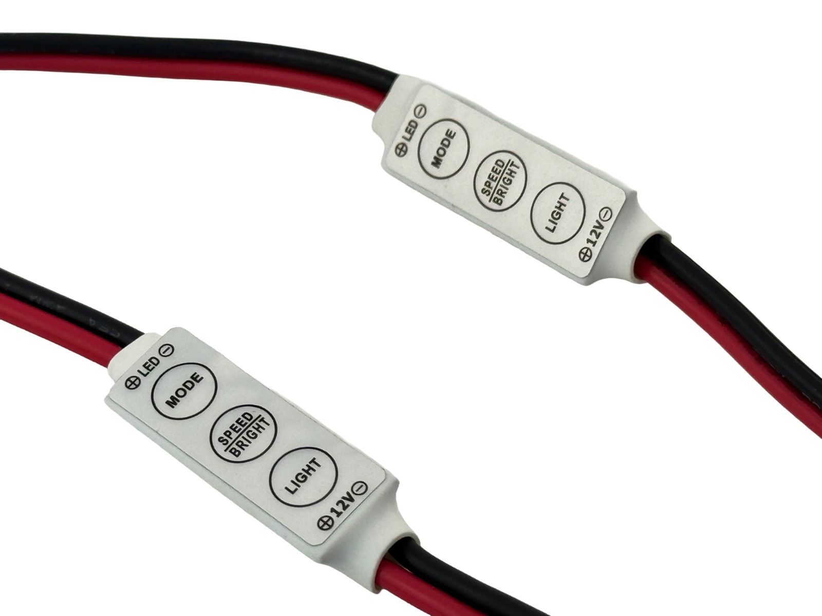 Rebaydo 2pcs LED Mini Controller 1 Channel/Color DC12V 6A 72W
