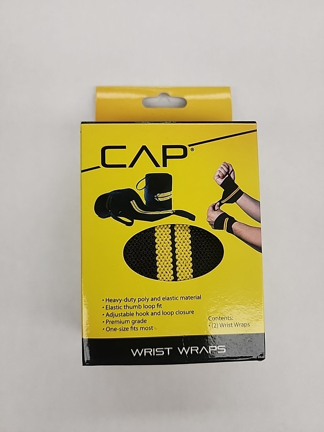 Cap Wrist Wraps w/Thumb Loop Fit