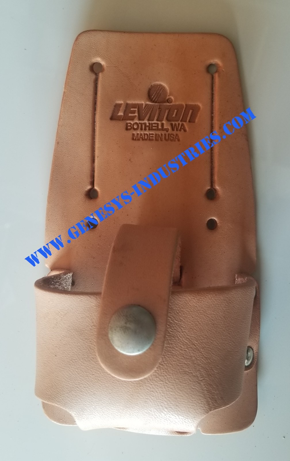 ✔ NEW LEVITON Leather Belt Holster For 49560-TTS Tone Generators  ✔