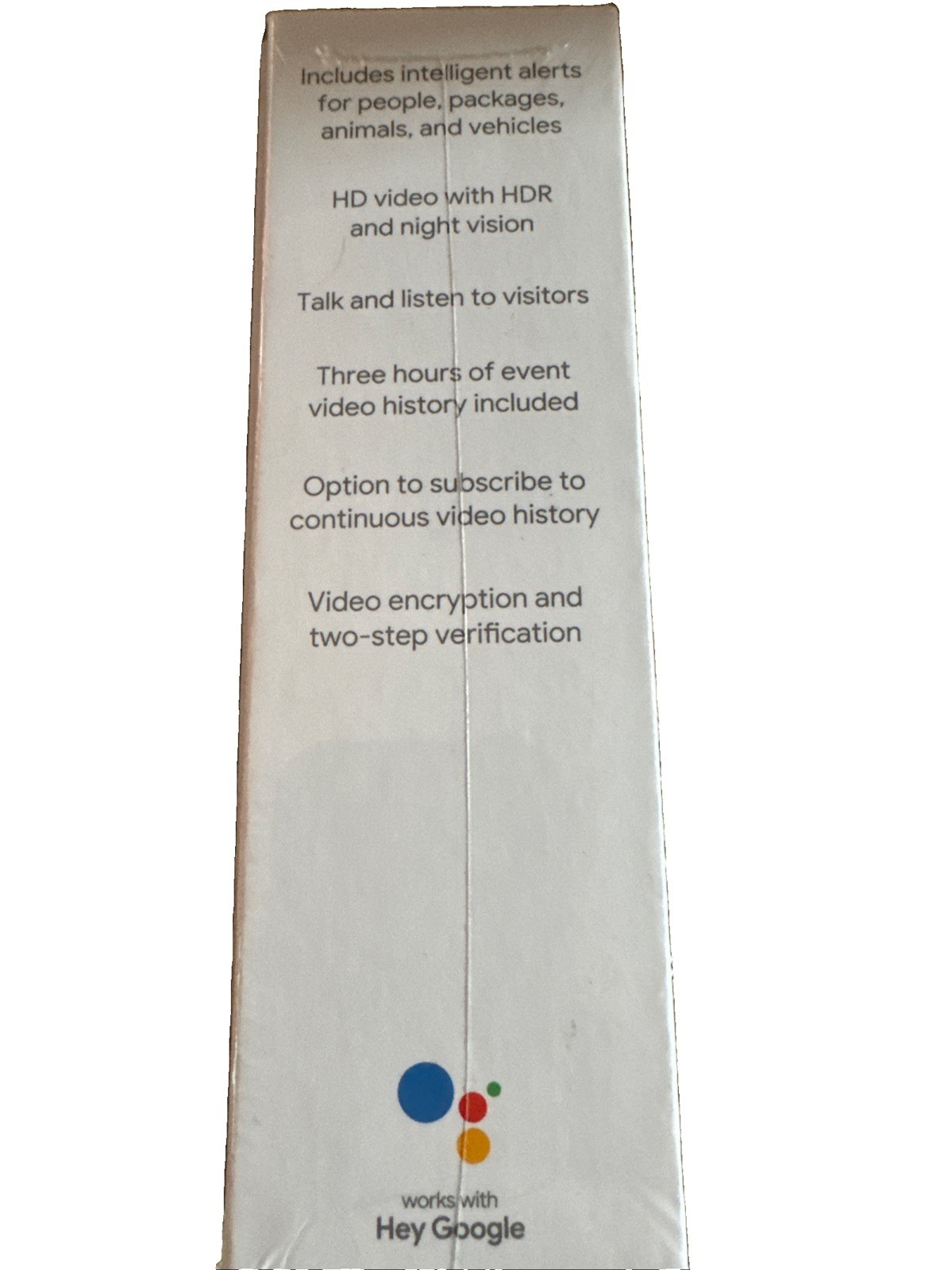 Google Nest Doorbell Wired2ND GENERATION Video SECURITY Camera New Sealed