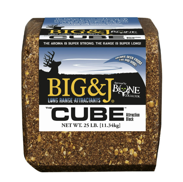 The Cube Range Deer Attractant Block, High Protein, Long-Lasting, 25lbs