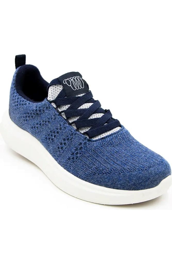 $150 - Woolloomooloo Merino Wool Eden Sneaker in Denim/Grey Size 8.5-9 (39)