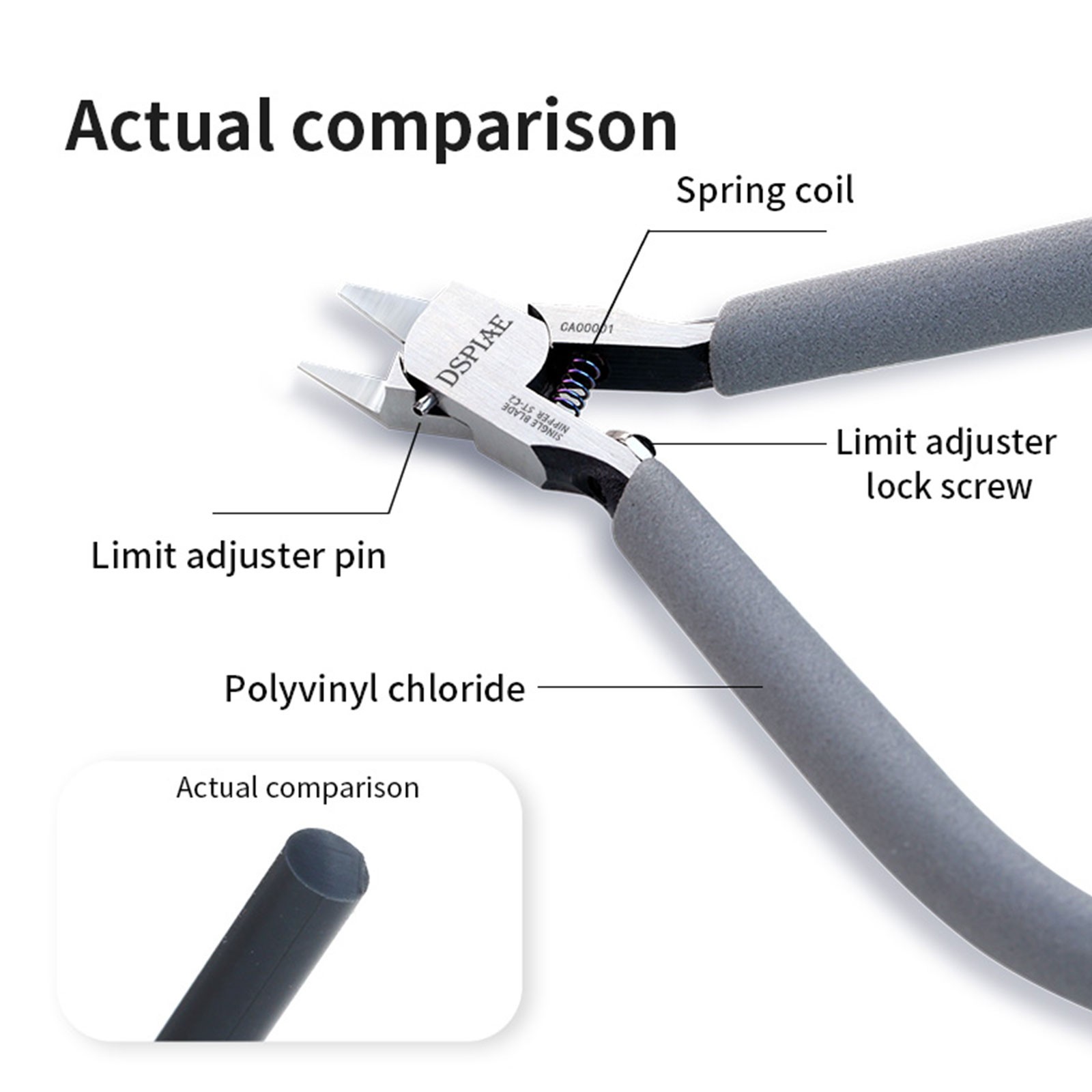 DSPIAE Photoetch Bending Pliers - ST-C2 Model - Edge-less Precision Tool yriS