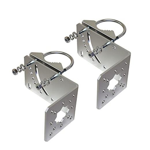 2 PCS Pole Mount Bracket to Wall Hardware Accessories for Outside