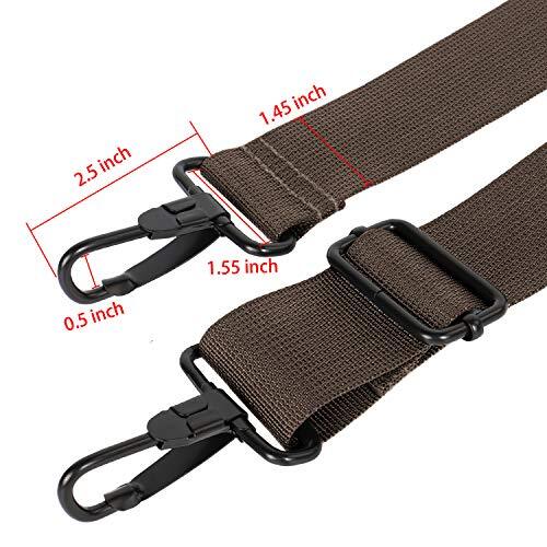 Shoulder Bag Strap Replacement Laptop Duffel Bag Adjustable Belt Strap w/ Buckle