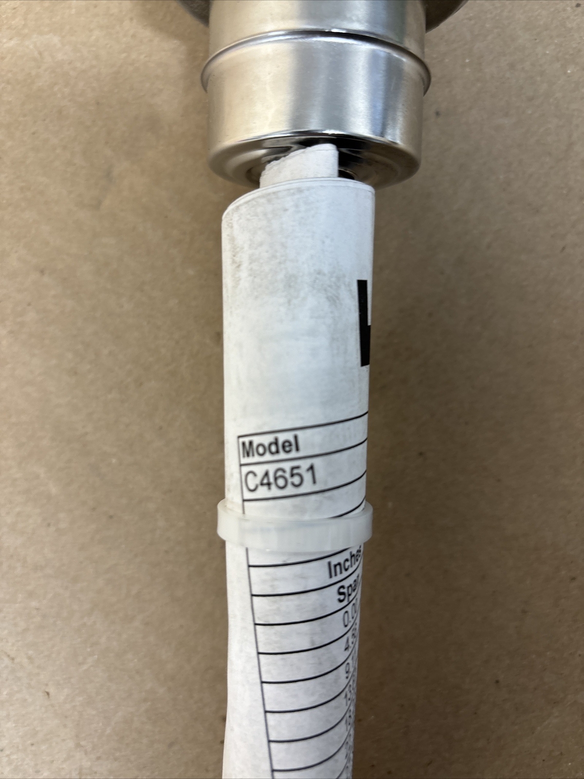 Madison 120PSI C4651 4-20mA Continuous Level Transmitter Float Sensor 40"