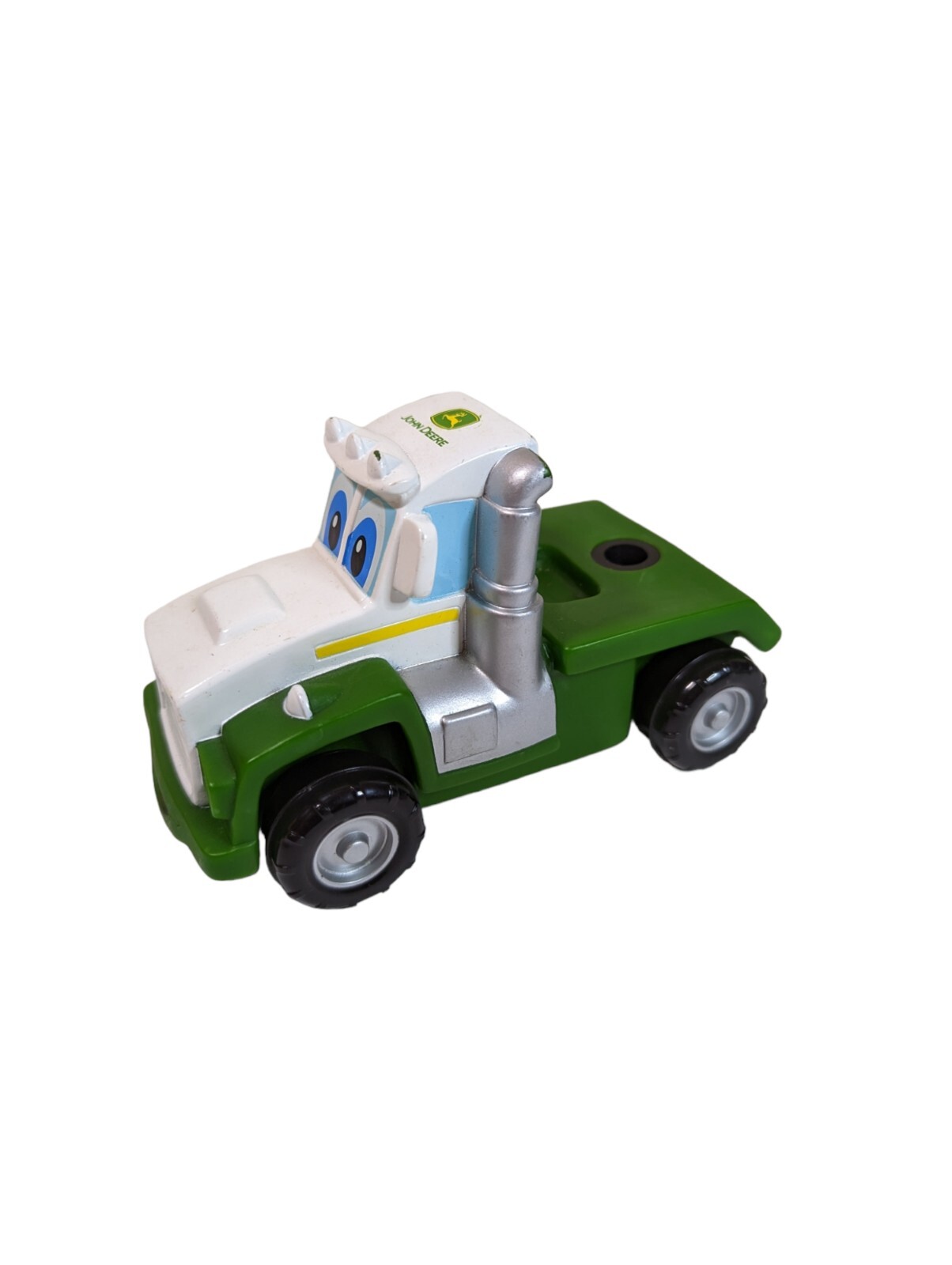 ERTL John Deere Semi Truck With Googoo Eyes Green white Licensed