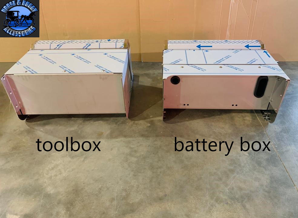 trux Peterbilt 304 stainless battery step box 359 379 389 drivers side tp-1667