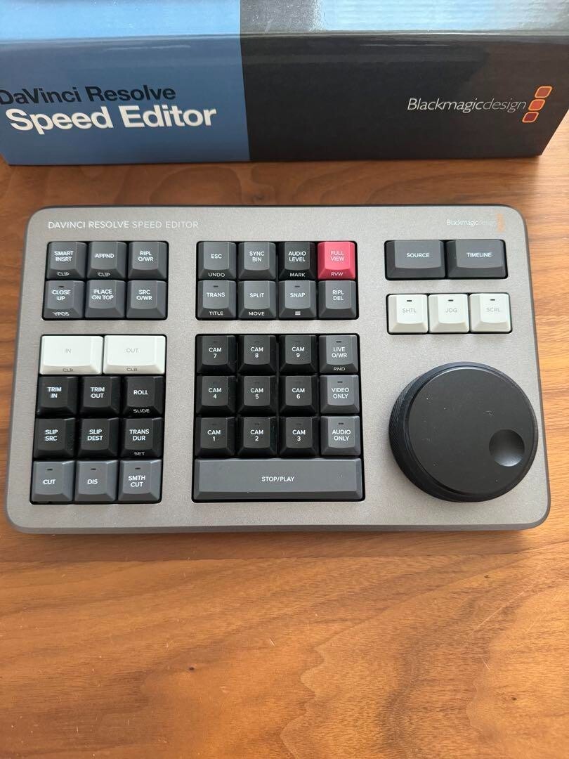 Blackmagic Design DaVinci Resolve Speed Editor From Japan Blackmagic Design