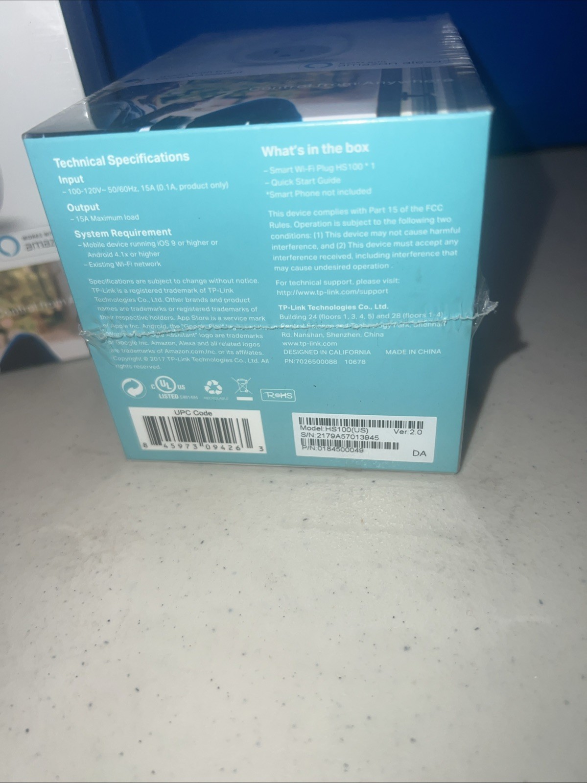 TP-Link HS100 Wi-Fi Smart Plug Kit - Twin Pack