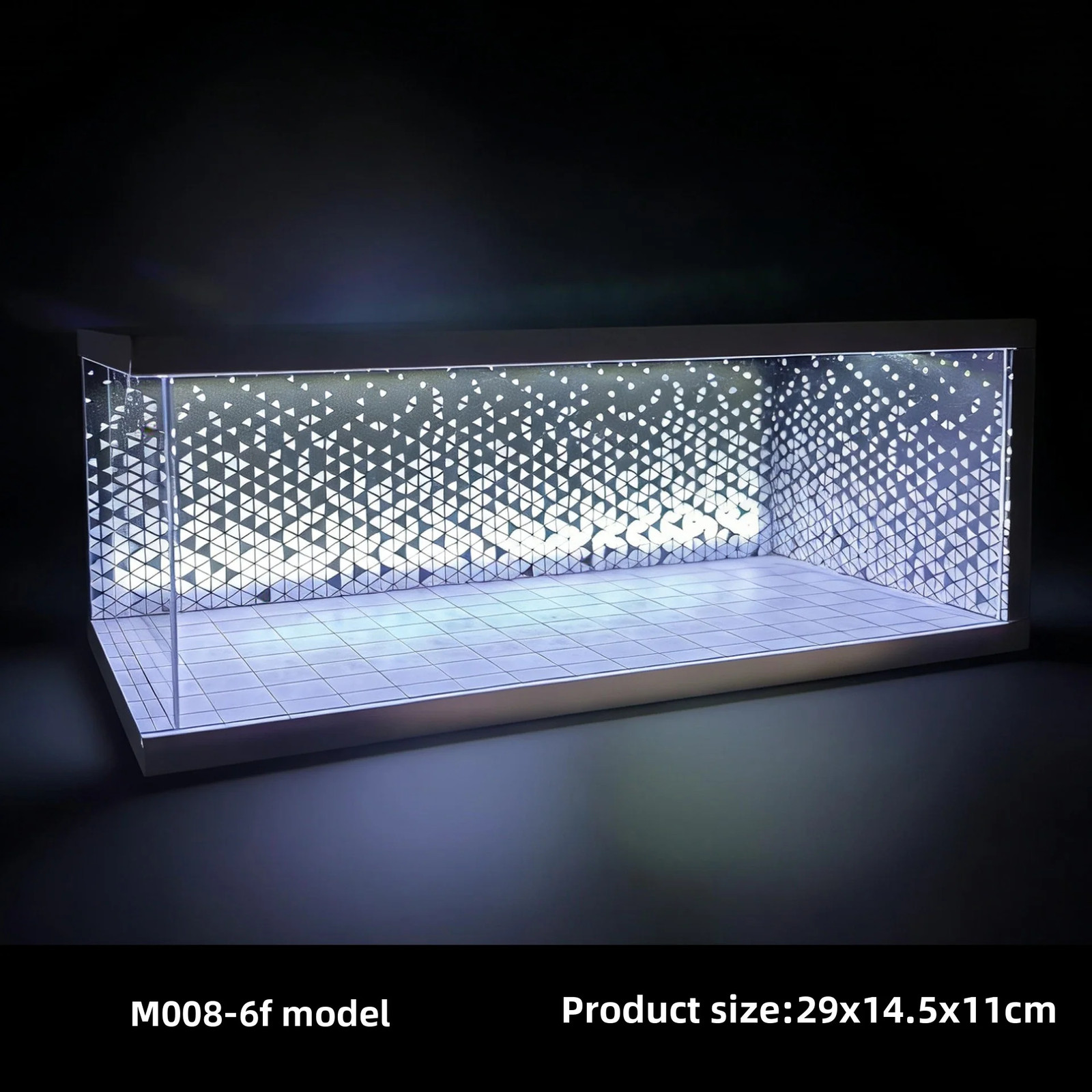 Cyberpunk LED Diecast Display Garage – 1:64 Collector Diorama