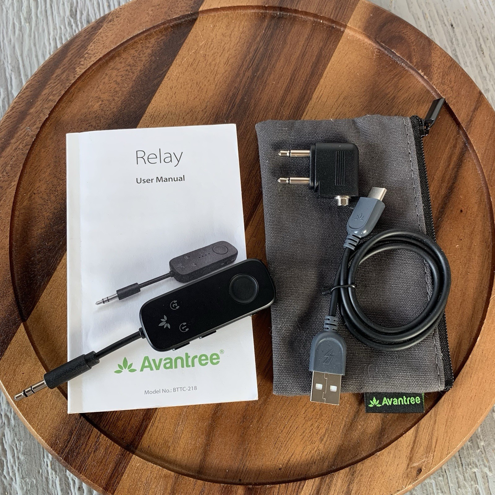 Avantree Relay Wireless Audio Transmitter w/ Bluetooth (BTTC-218-)