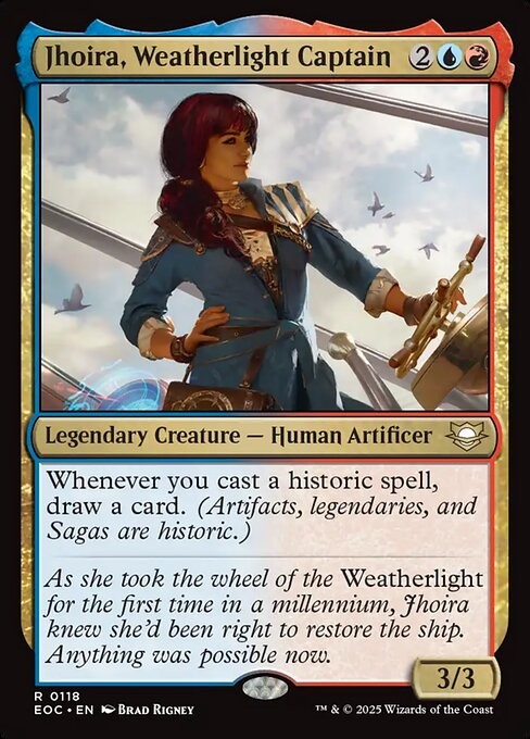 Jhoira, Weatherlight Captain 118 R Normal EOC MTG NM