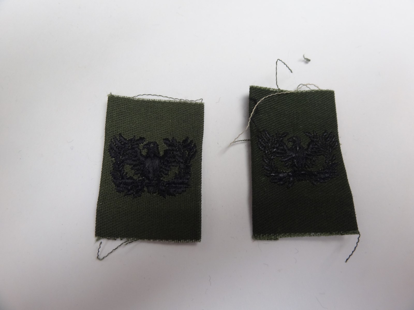 US MILITARY INSIGNIA PATCH SEW ON SET OF 2 ARMY RANK WARRANT OFFICER
