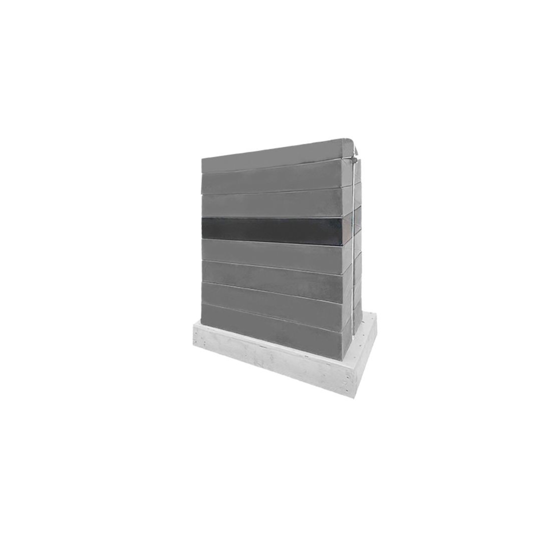 Rinehart 30″ Individual Brick For Brick Wall System 4"H x 30"W x 15"D
