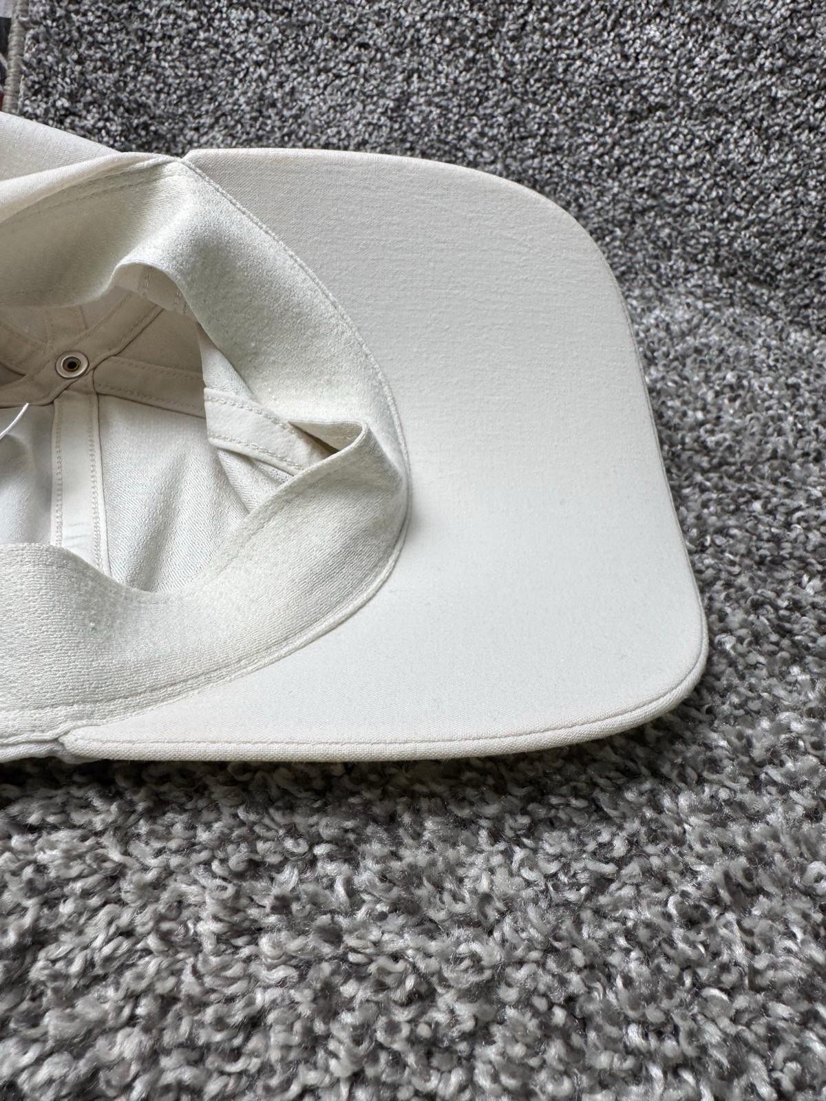 Lululemon Baller Hat Cap Strapback One Size White Adjustable Logo Solf Shell