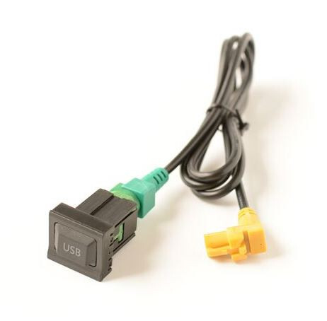 Retrofit USB Port cable set For VW Golf V Mk5 Mk6 Factory Socket RNS510 RNS310