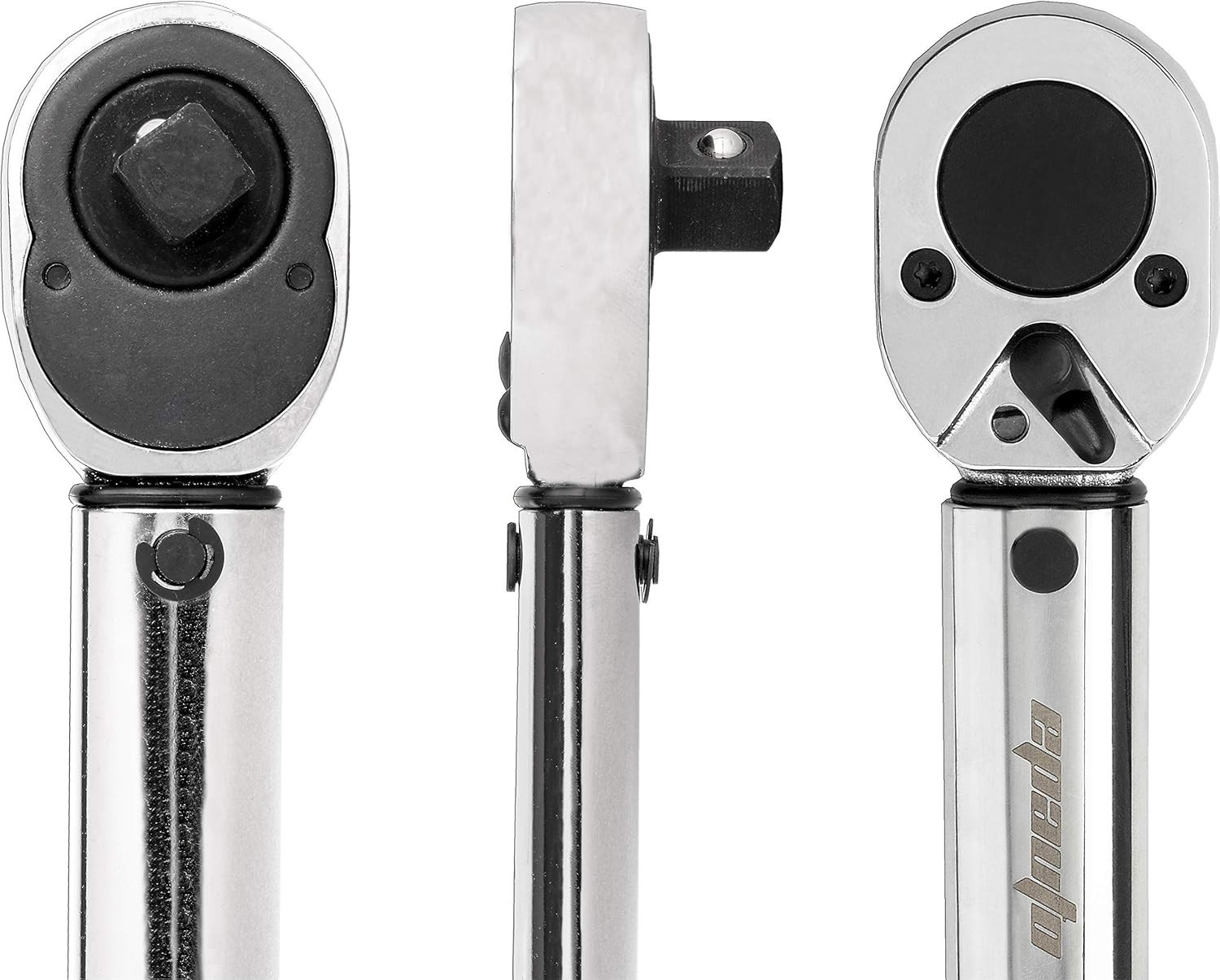 3/8 Inch Drive Click Torque Wrench 10-80 Ft Lb Adjustable Pro
