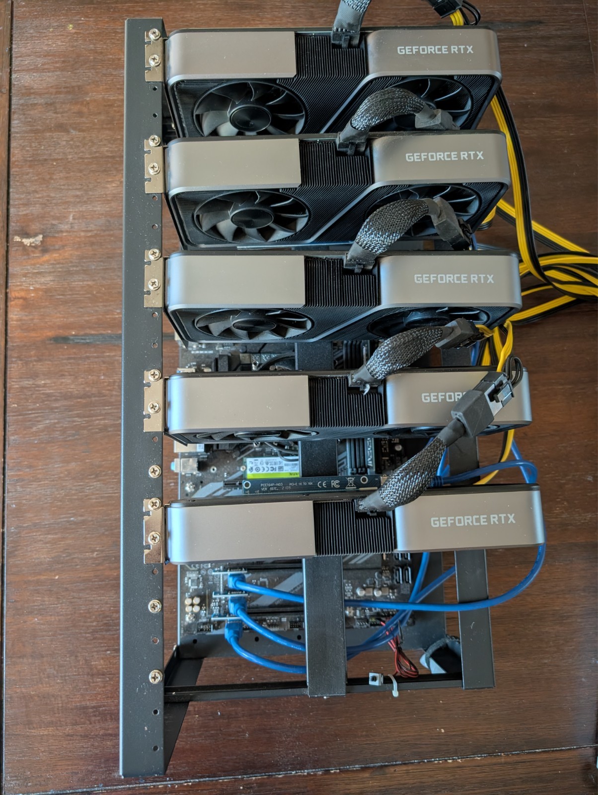 Crypto Mining Rig Kit W/5 RTX 3070 FE Founders Edition