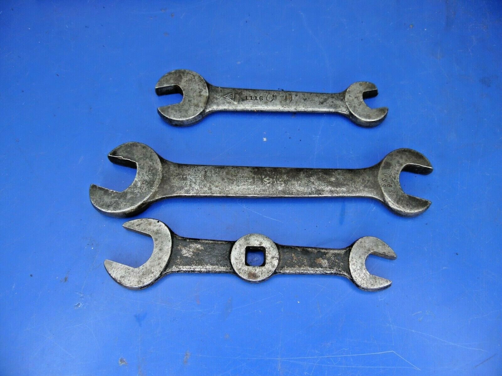 Vintage The Billings & Spencer,W&T,Williams,Open End  Wrenches,Lot of 3,USED