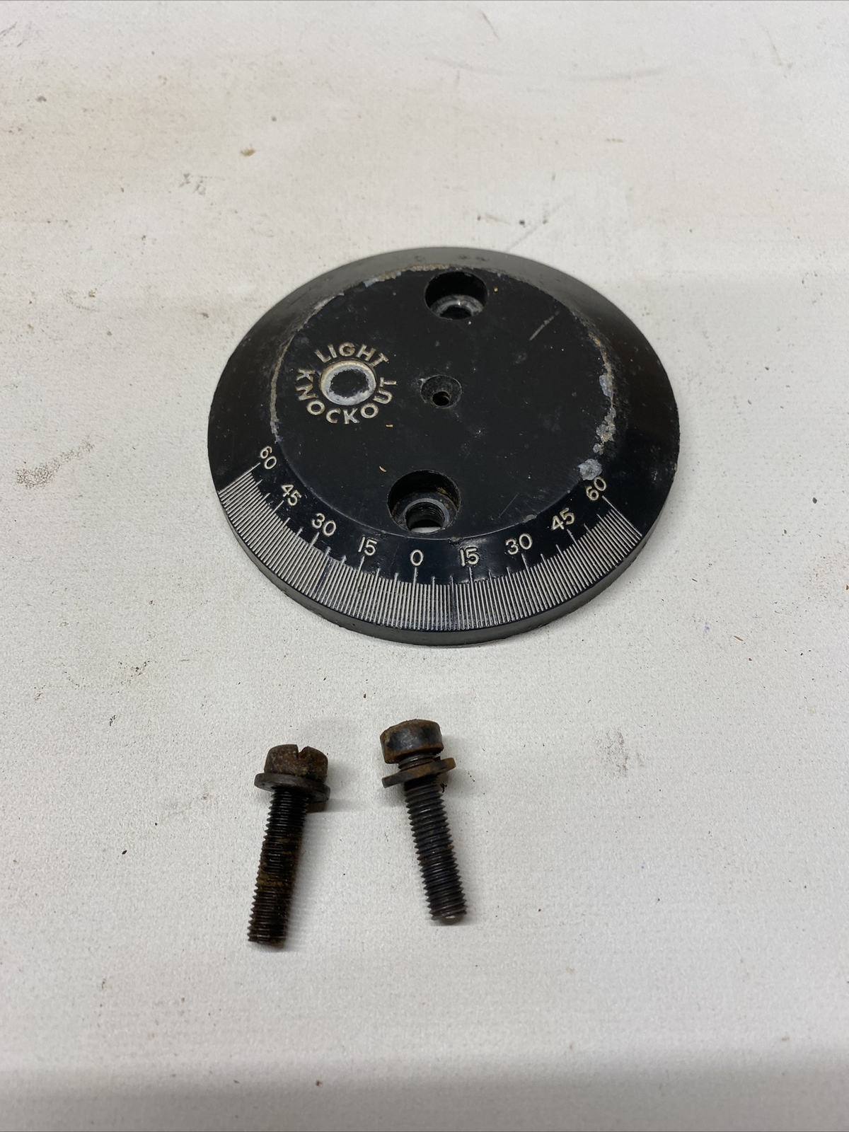 Craftsman Radial Arm Saw Md 113.XXXX Metal Dial Gauge 133408  Light  CRA-120D