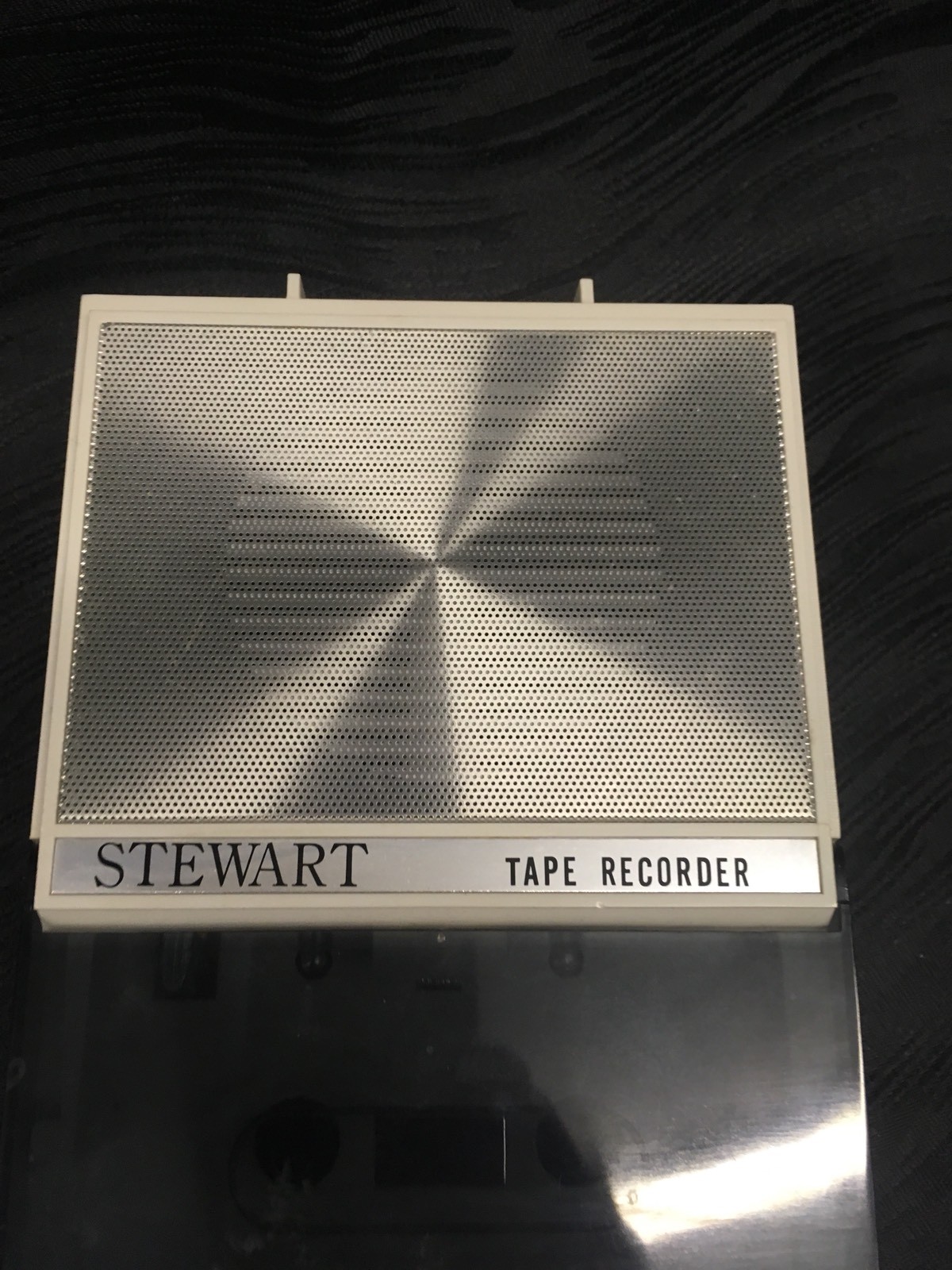 Vtg Stewart AC/DC Solid State Transistorized Cassette Tape Recorder Model 8-K