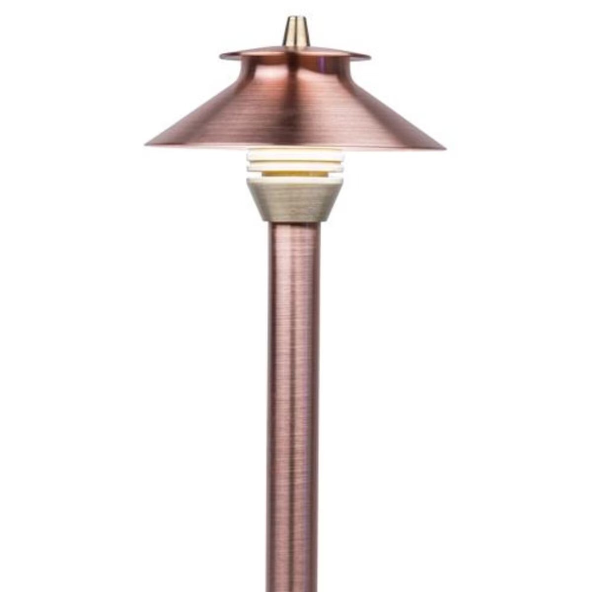 FX PF LED Top Assembly Copper Flat Black Finish