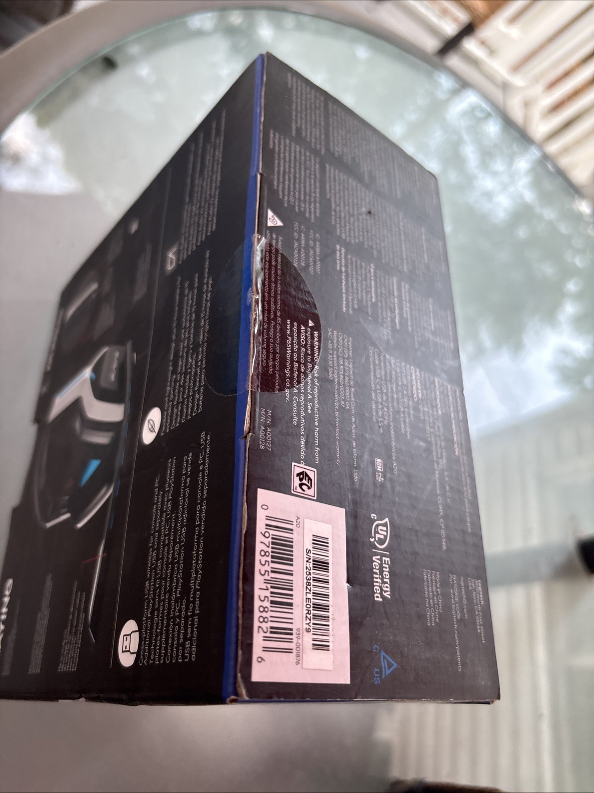 New Logitech A20 Astro White/Blue 939-001876 Wireless Gaming Headset