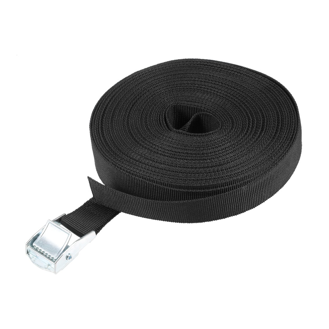 11Mx25mm Lashing Strap Cargo Tie Down with Cam Buckle Up to 80Kg Black