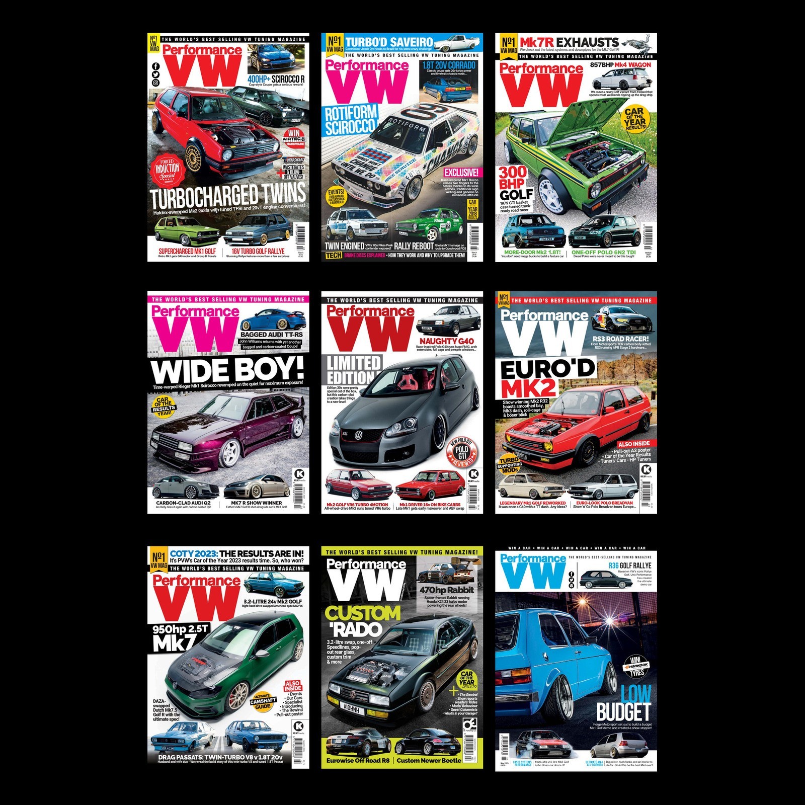 Performance VW magazine 132 issues & 4 specials on USB + immediate bonus